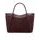 Real leather handbag Glamorous by GLAM - Wine -