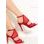 Sandalias de mujer GLAM&GLAMADISE - Rojo -