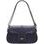 Real leather shoulder bag Glamorous by GLAM - Dark blue -