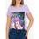 Camiseta para mujer Due Linee - Violeta -