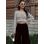 Top donna Glamorous by Glam - Bianco - nero -