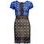 Lace dress Due Linee - Blue -