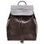 Real leather backpack Glamorous by GLAM Santa Croce - Brown -