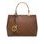 Real leather handbag Glamorous by GLAM - Brown -