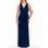 Maxi dress Due Linee - Dark blue -