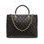 Bolso de cuero de mano para mujer Glamorous by GLAM - Marrón -