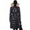 Winter jacket with real fox fur Due Linee - Black -