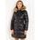 Winter jacket with real fox fur Due Linee - Black -