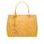 Real leather handbag Glamorous by GLAM - Yellow -