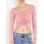 Damski crop-top CIUSA SEMPLICE - różowy -