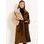 Cappotto Teddy donna Due Linee - Marrone -