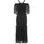 Čierne exkluzívne čipkované šaty -