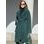 Women's coat Due Linee - Green -