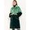 Cappotto Teddy donna Due Linee - Verde -