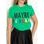 Camiseta para mujer Due Linee - Verde -