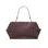 Real leather shoulder bag Glamorous by GLAM - Wine -