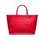 Bolso de cuero de mano para mujer Glamorous by GLAM - Rojo -