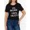 Women's T-shirt Due Linee - Black -