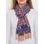 Women's scarf Due Linee - Violet -