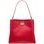 Bolso de hombro de cuero para mujer Glamorous by GLAM - Rojo -