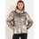 Női téli kabát Due Linee - Ezüst -