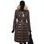 Winter jacket with real fox fur Due Linee - Brown -