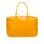 Damska skórzana torebka na ramię Glamorous by GLAM Santa Croce -żółty -