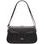 Real leather shoulder bag Glamorous by GLAM - Black -