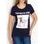 Women's T-shirt Due Linee - Dark blue -