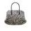 Bolso de cuero de mano para mujer Glamorous by GLAM - Blanco-negro -