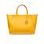 Real leather handbag Glamorous by GLAM - Yellow -