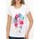 Women's T-shirt Due Linee - White -