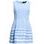 Abiti donna linea ad A Due Linee - Blu -