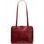 Damska skórzana torebka na ramię Glamorous by GLAM Santa Croce - czerwony -