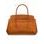 Real leather handbag Glamorous by GLAM - Brown -