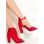 Women's boots GLAM&GLAMADISE - Red -