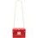 Bolso de cuero crossbody para mujer Glamorous by GLAM - Rojo -