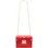 Bolso de cuero crossbody para mujer Glamorous by GLAM - Rojo -