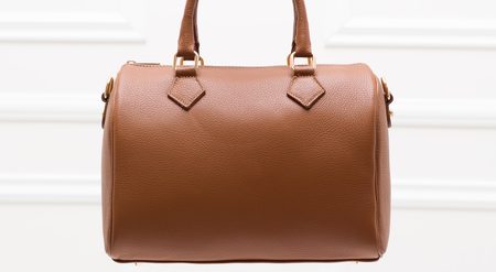 Real leather handbag Glamorous by GLAM - Brown -