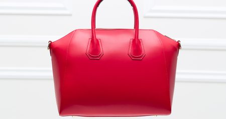 Real leather handbag Glamorous by GLAM - Red -