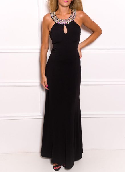 Maxi dress Due Linee - Black -