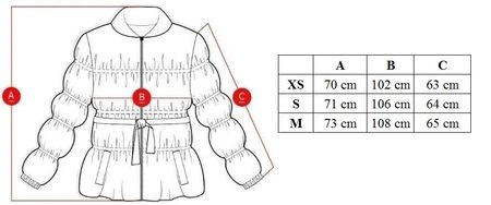 Calvin Klein péřová zimní azurová bunda -