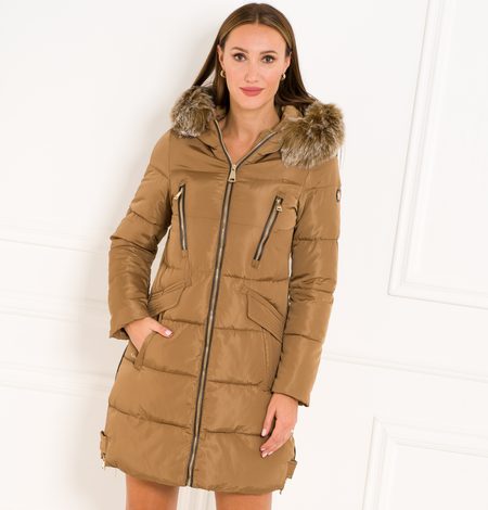 Winter jacket Due Linee - Brown -