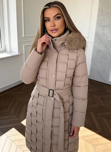 Winter jacket Due Linee - Beige -