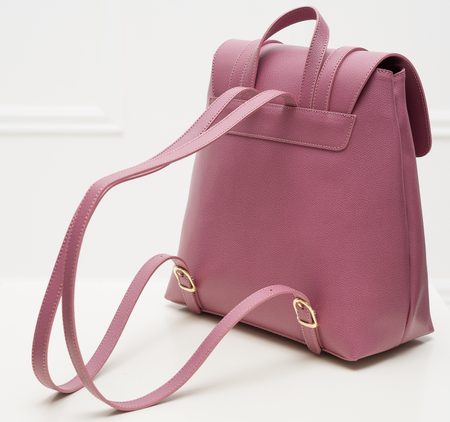 Women's real leather backpack Glamorous by GLAM - Violet -