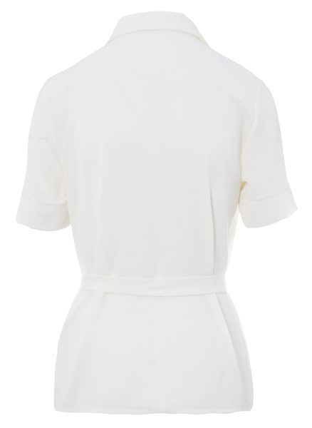 Top damă Due Linee - Albă -