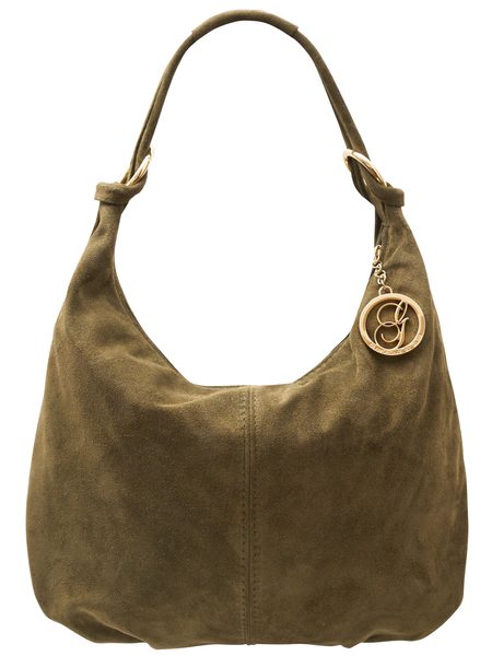 Real leather shoulder bag Glamorous by GLAM - Green -