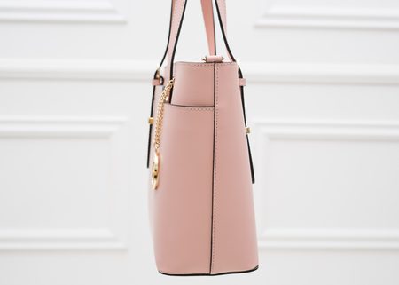 Real leather shoulder bag Glamorous by GLAM - Pink -