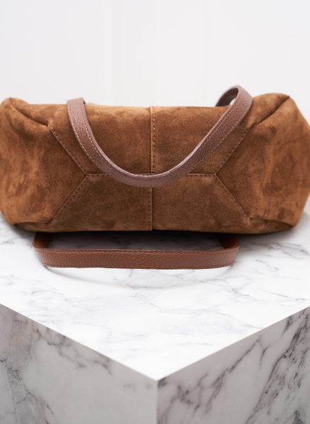 Real leather shoulder bag Glamorous by GLAM - Brown -