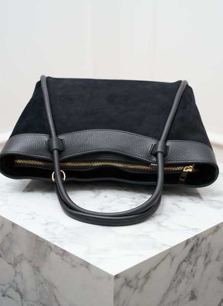 Real leather handbag Glamorous by GLAM - Black -